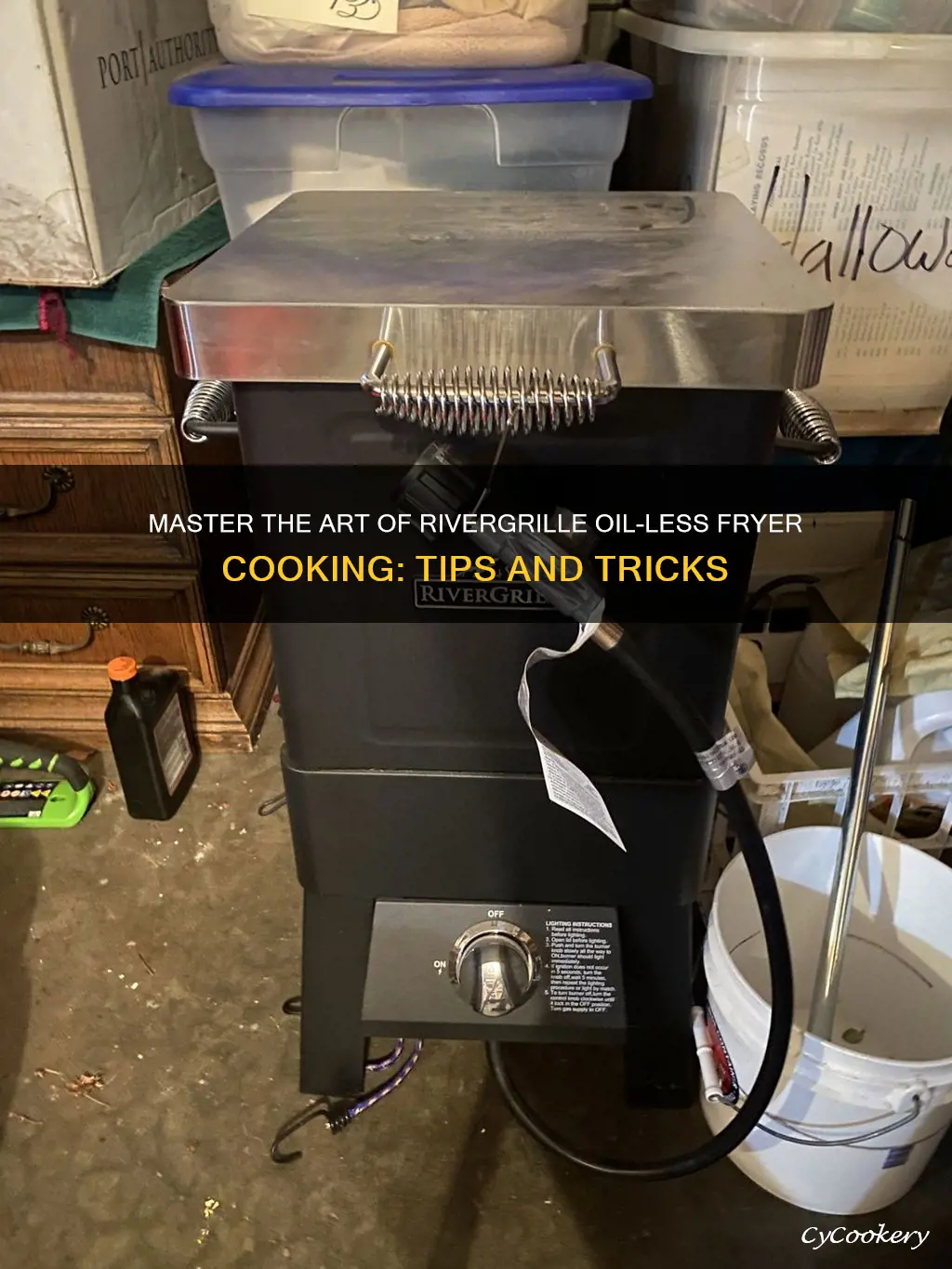 how to cook with a rivergrille oil less fryer