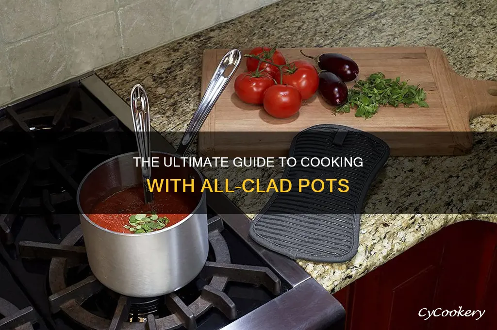 how to cook with all clad pots