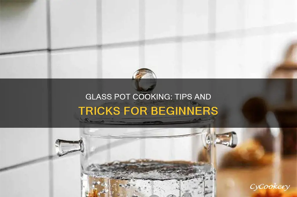 how to cook with glass pots
