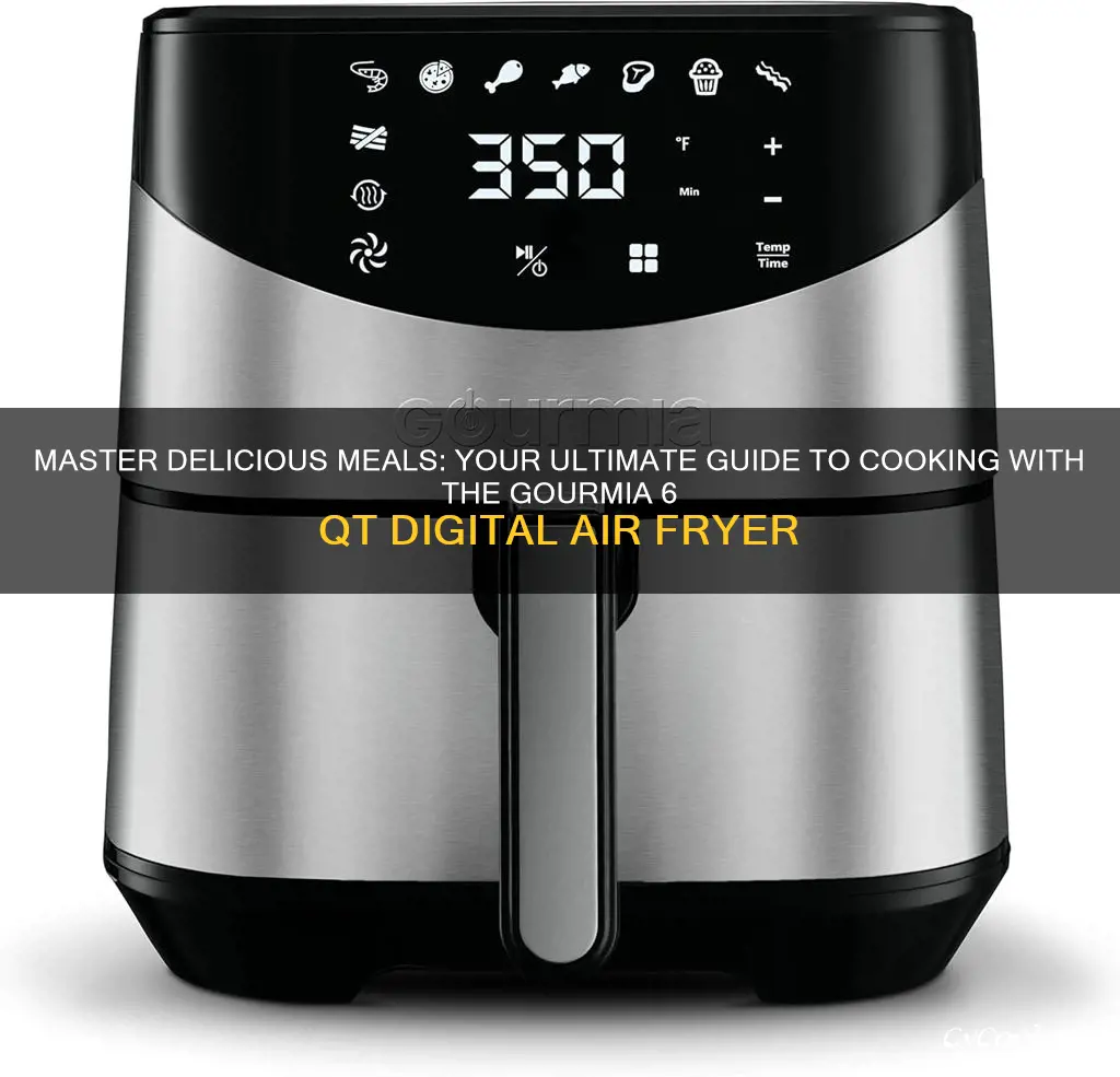 how to cook with gourmia 6 qt digital air fryer