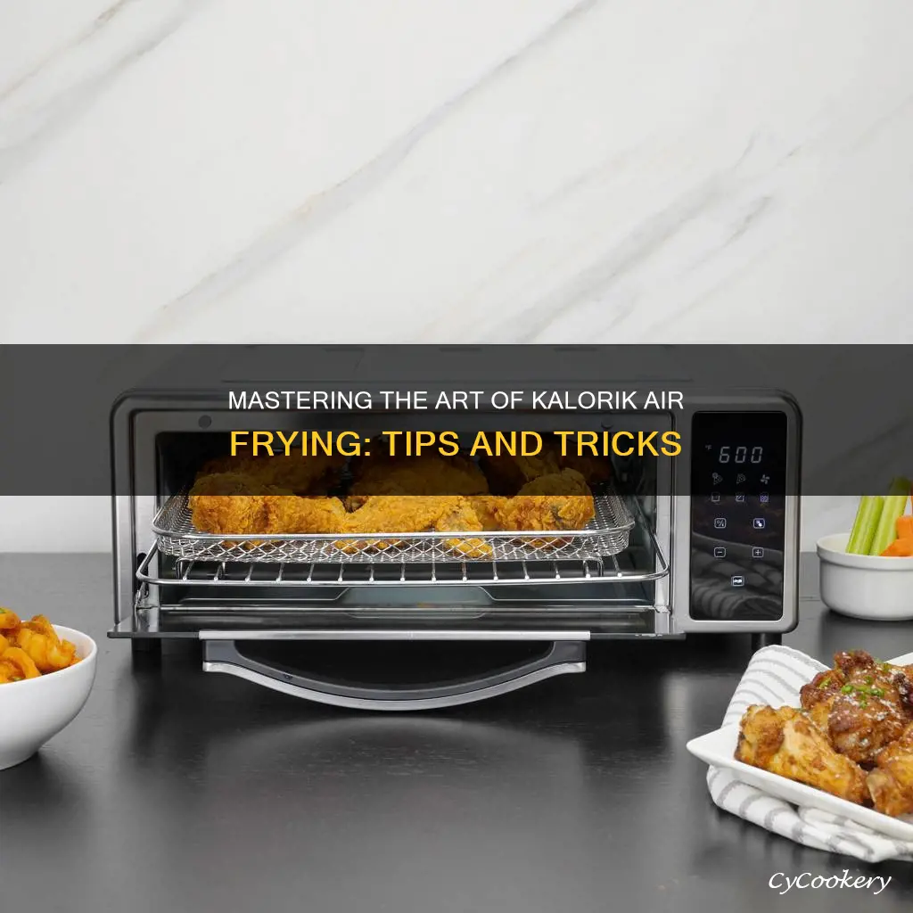 how to cook with kalorik air fryer