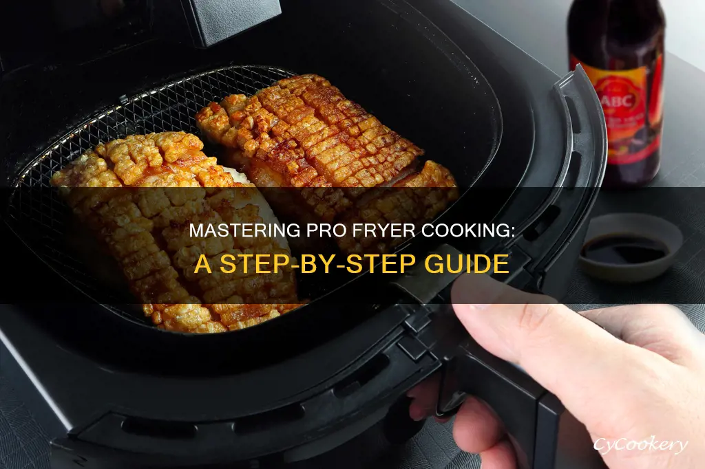 how to cook with the pro fryer