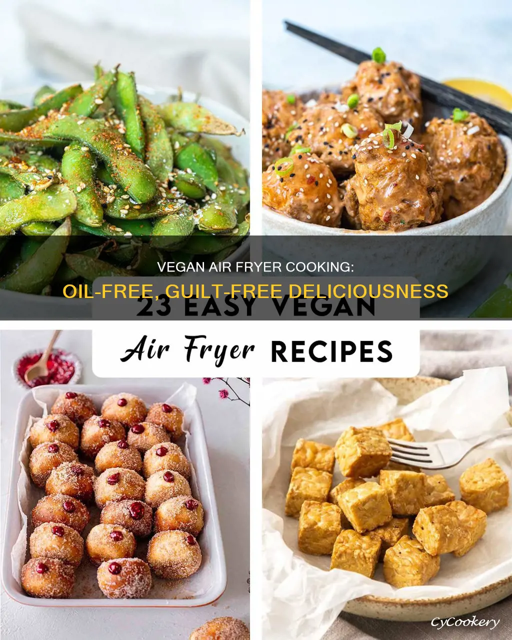 how to cook without oil using air fryer vegan