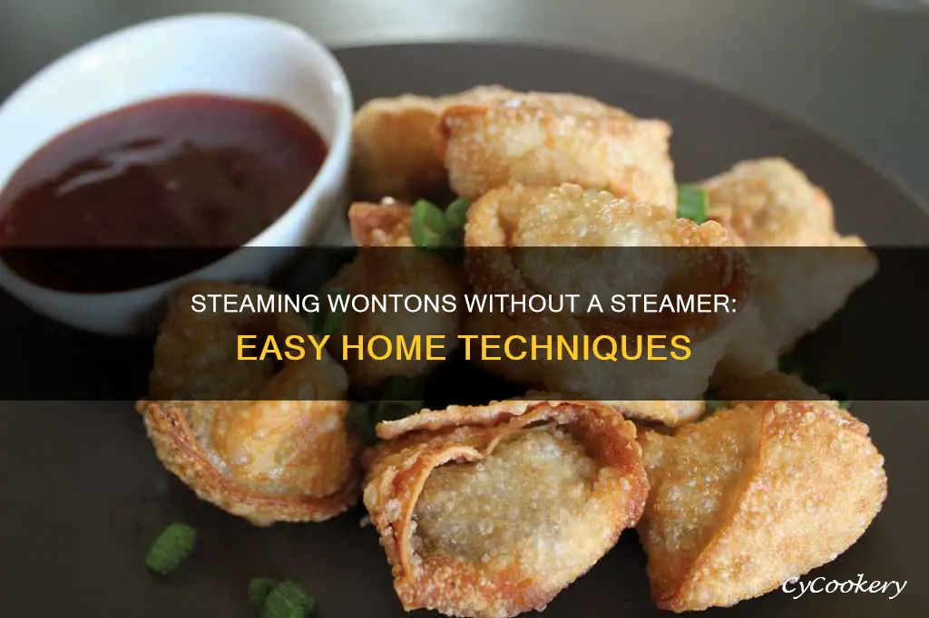 how to cook wontons without a steamer