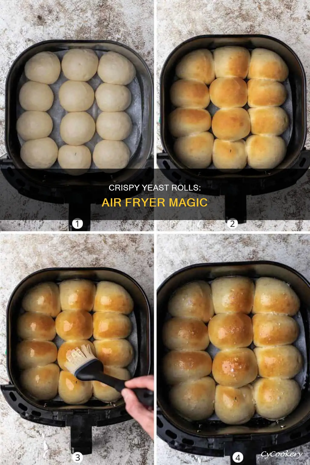 how to cook yeast rolls in air fryer