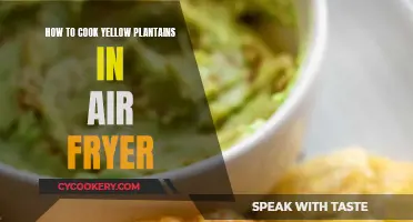 Air-Fried Yellow Plantains: A Quick, Easy Treat