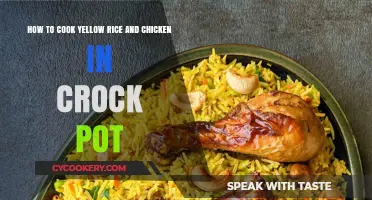Delicious Yellow Rice & Chicken: Crock Pot Magic