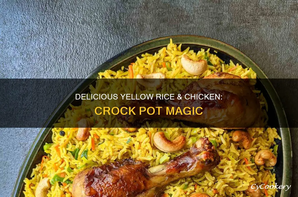 how to cook yellow rice and chicken in crock pot