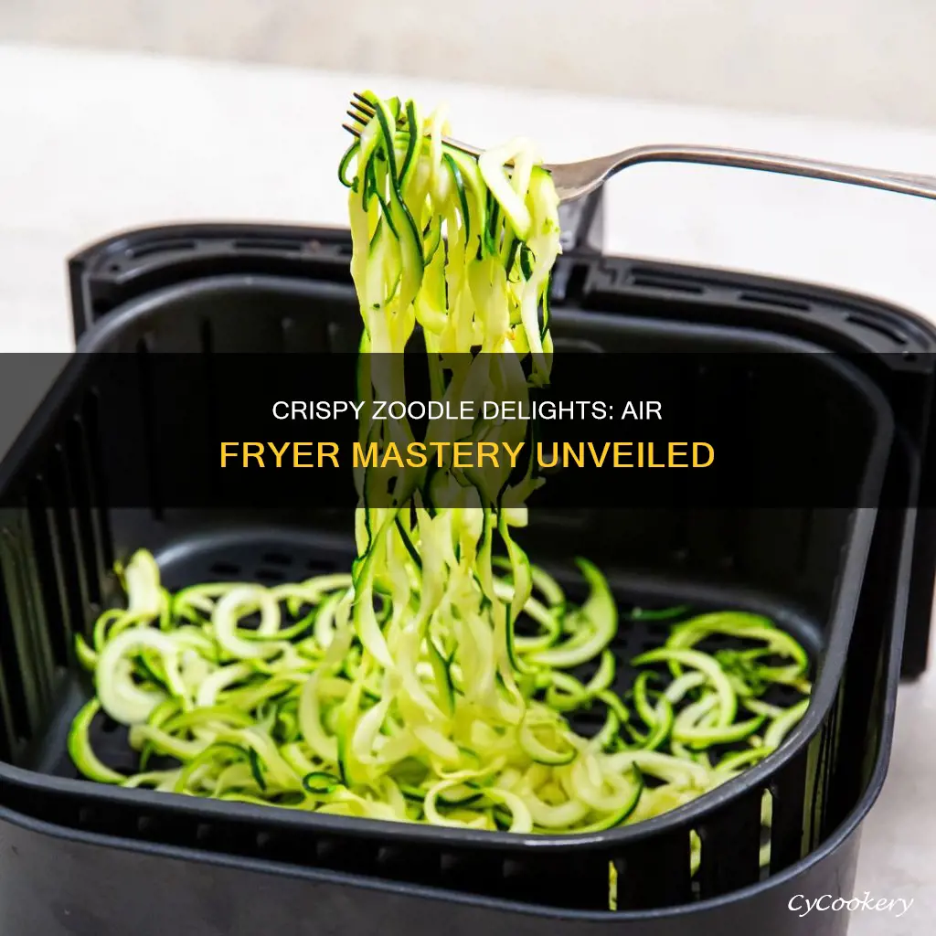 how to cook zoodles in air fryer