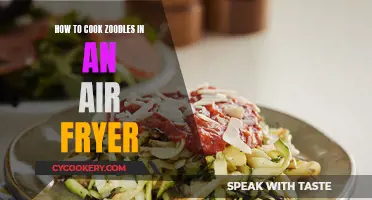 Air-Fryer Zoodles: Quick, Easy, and Delicious