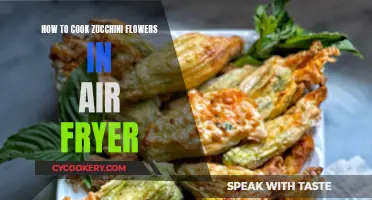 Air-Frying Zucchini Flowers: A Quick, Crispy Treat