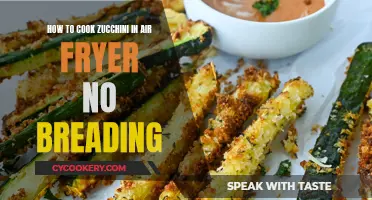 Air-Fryer Zucchini: A Healthy, Breadless Treat