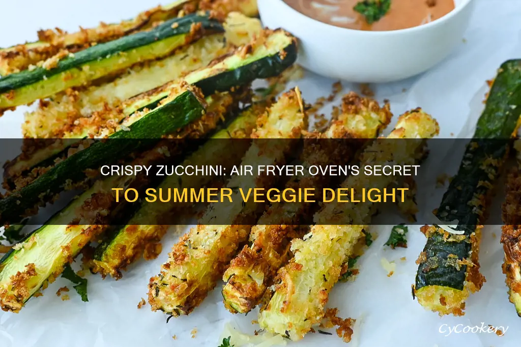 how to cook zucchini in air fryer oven