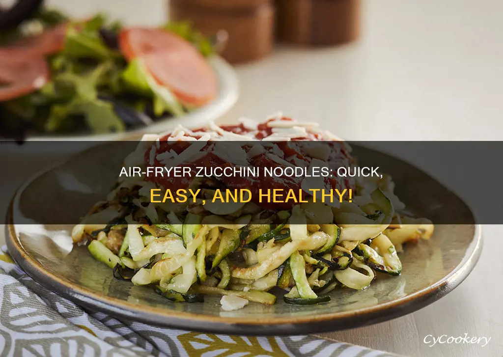 how to cook zucchini noodles in air fryer