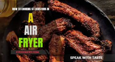 Air Fryer Ribs: St. Louis Style