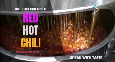 Calming the Chili Inferno: Strategies for Cooling Down a Pot of Red-Hot Chili