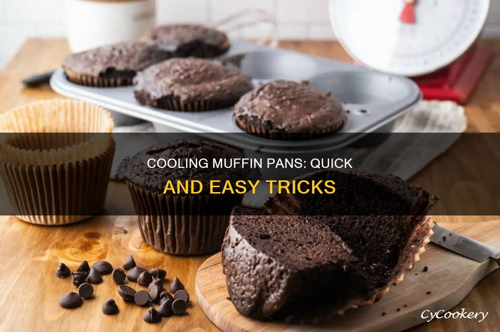 how to cool down muffin pan