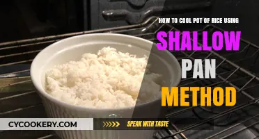 Quickly Cool Rice: Shallow Pan Method for Perfect Fluffiness