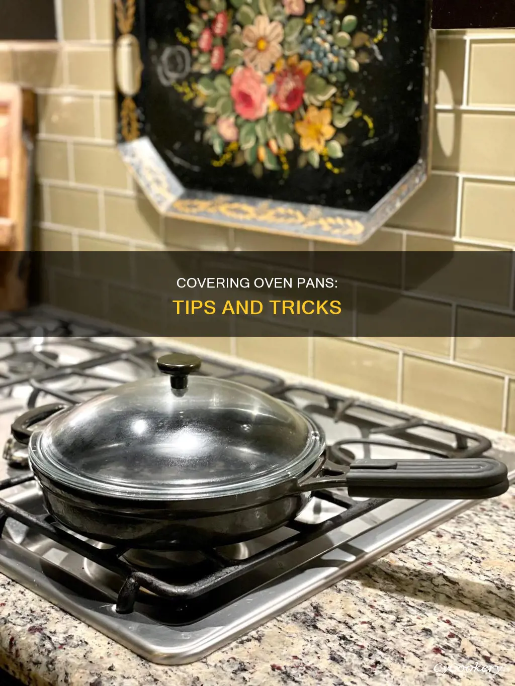 how to cover oven pan
