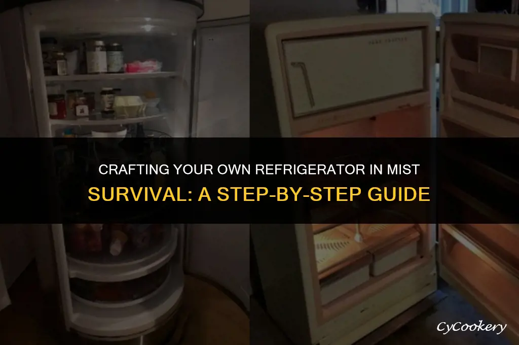 how to craft a refrigerator in mist survival