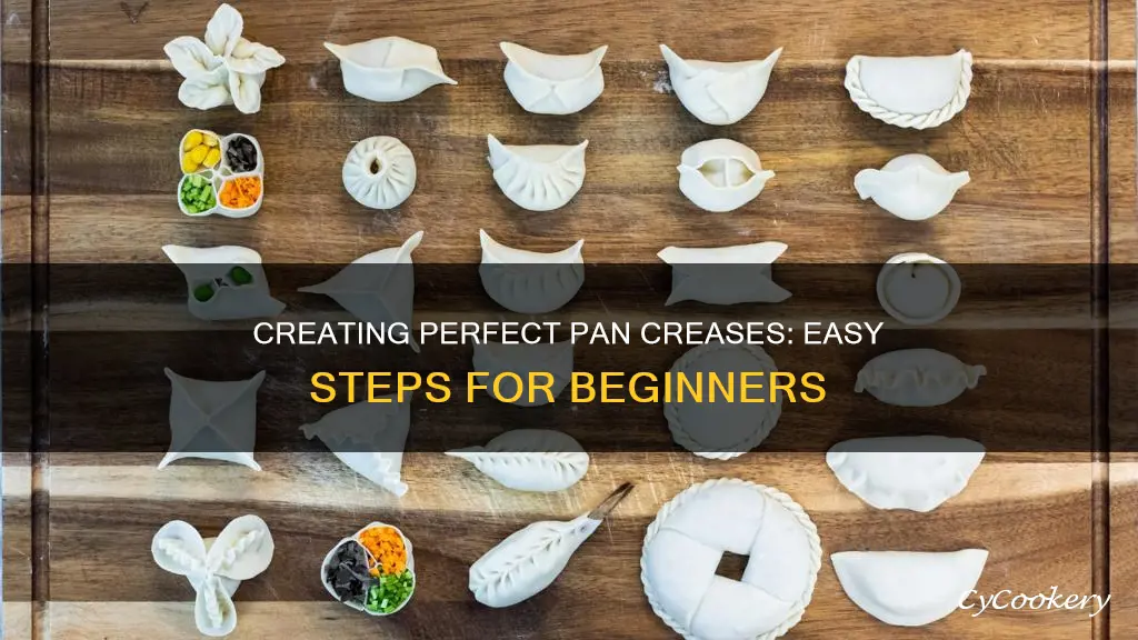 how to crease a pan