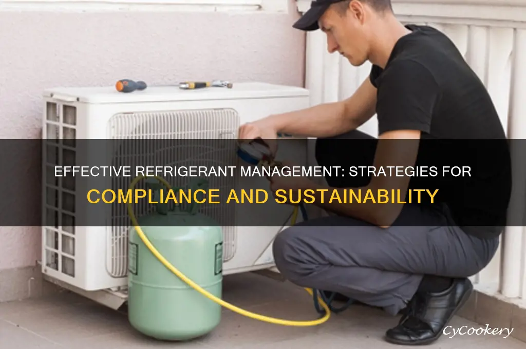 how to create a refrigerant management strategy