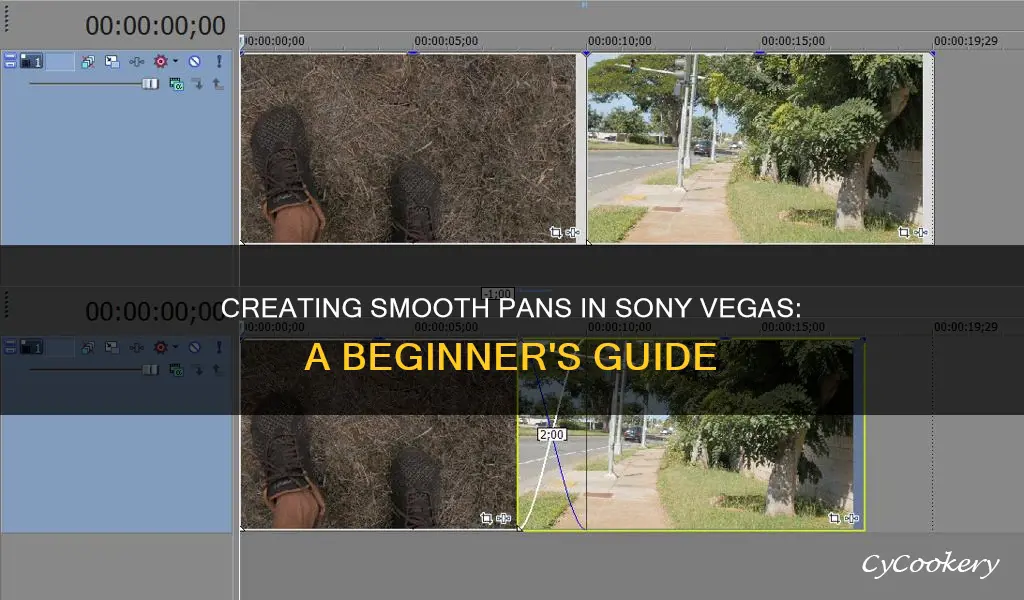 how to create a smooth pan in sony vegas