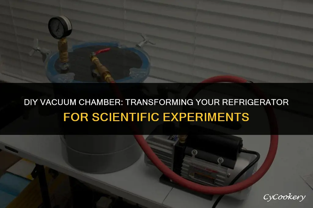 how to create a vacuum chamber with a refrigerator