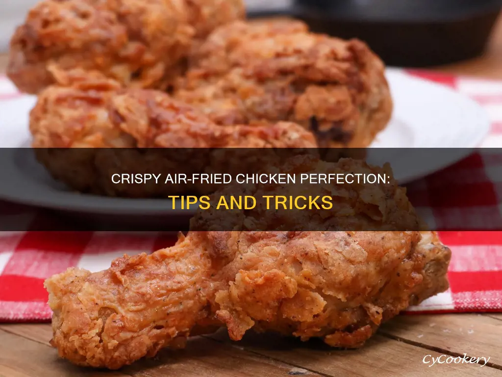 how to crisp cooked chicken in air fryer