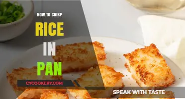 Crispy Rice: Pan-Fry Perfection in Minutes