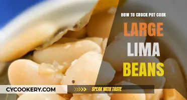 Crock Pot Cooking: Large Lima Beans Perfection