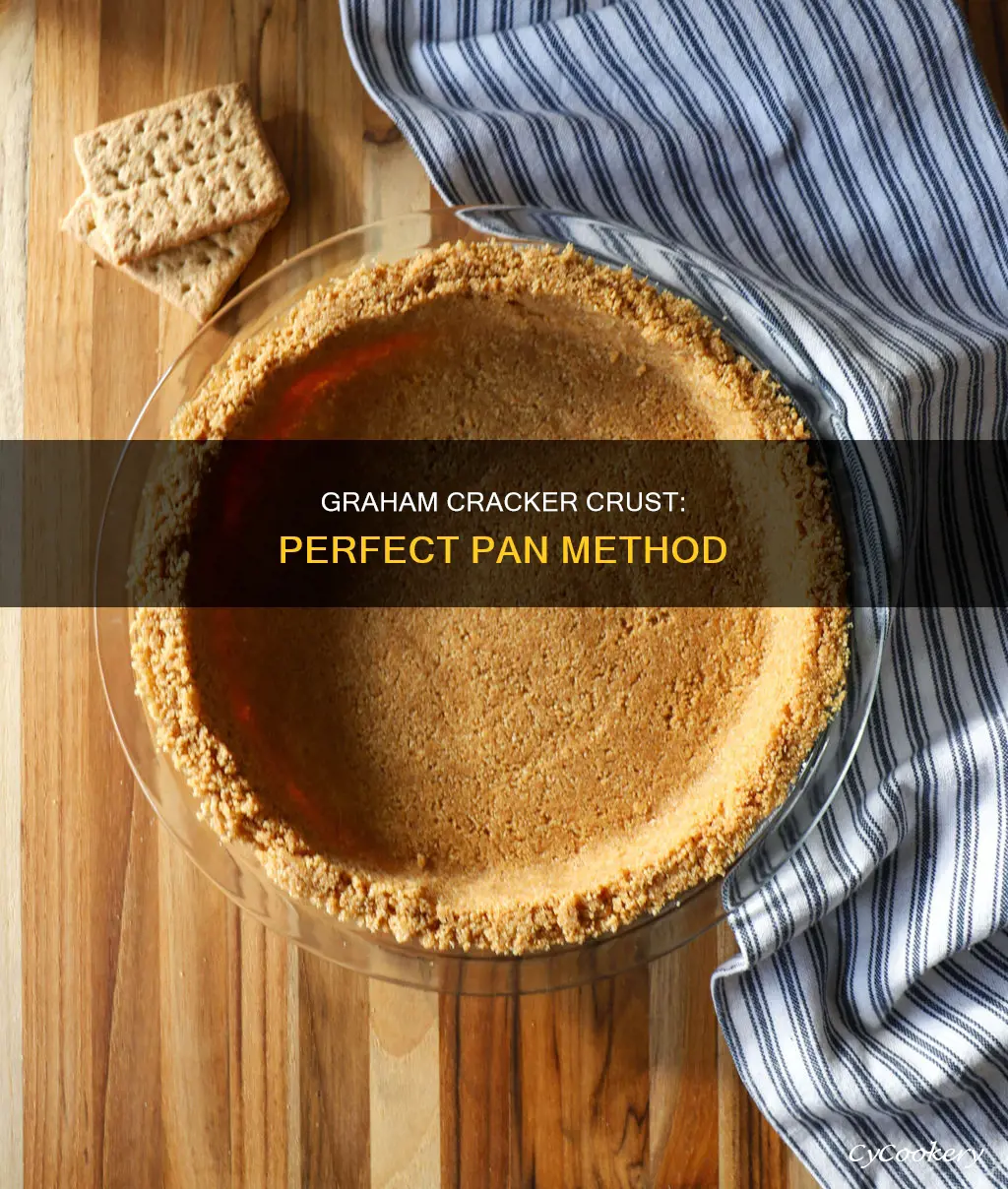how to crust graham crackers with pan