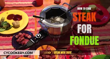 Cube Steak Fondue: Preparing Tender Meat for the Perfect Dip