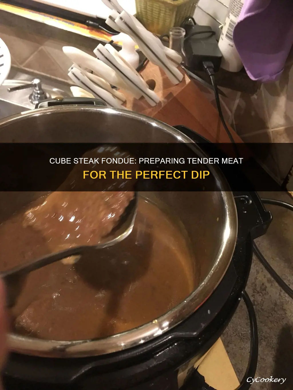 how to cube steak for fondue