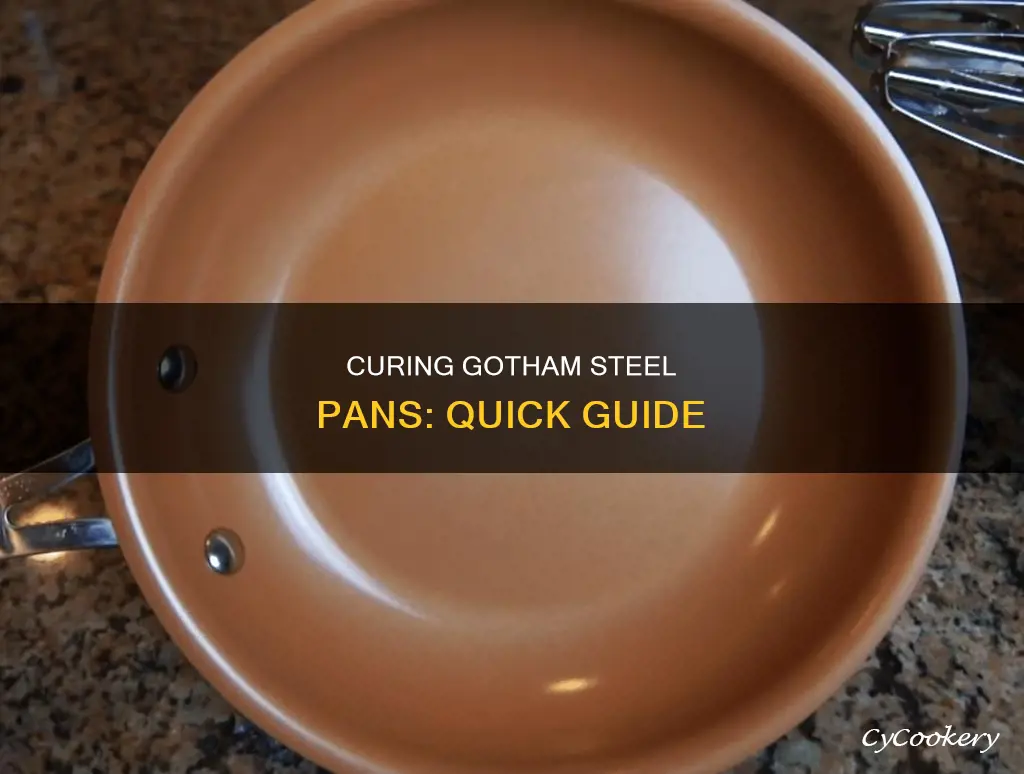 how to cure gotham steel pan