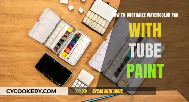 Customizing Your Watercolor Pan: Tube Paint Magic