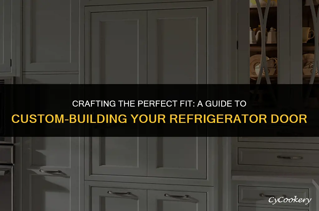 how to custom build a door for refrigerator