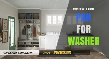 Cutting a Drain Pan for Washer: Easy Steps