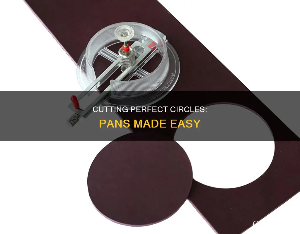 how to cut a perfect circle for a pan