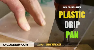Cutting Thick Plastic Drip Pans: Easy Methods and Tricks