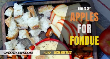 The Perfect Apple Fondue: Cutting Apples Right