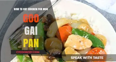 The Perfect Chicken Cuts for Moo Goo Gai Pan