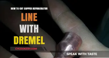 DIY Guide: Cutting Copper Refrigerator Lines with a Dremel Tool