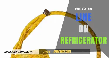 Safely Cutting Your Refrigerator's Gas Line: A Step-by-Step Guide