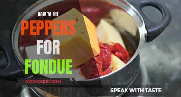 Cutting Peppers for Fondue: A Step-by-Step Guide