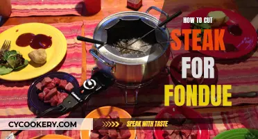 Cutting Steak for Fondue: A Guide to Perfect Cubes