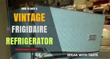 Dating Your Vintage Frigidaire: A Guide to Identifying Its Era