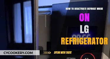 Easy Steps to Disable Defrost Mode on Your LG Fridge
