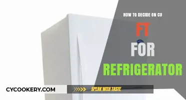 Choosing the Perfect Size: A Guide to Refrigerator Cubic Feet