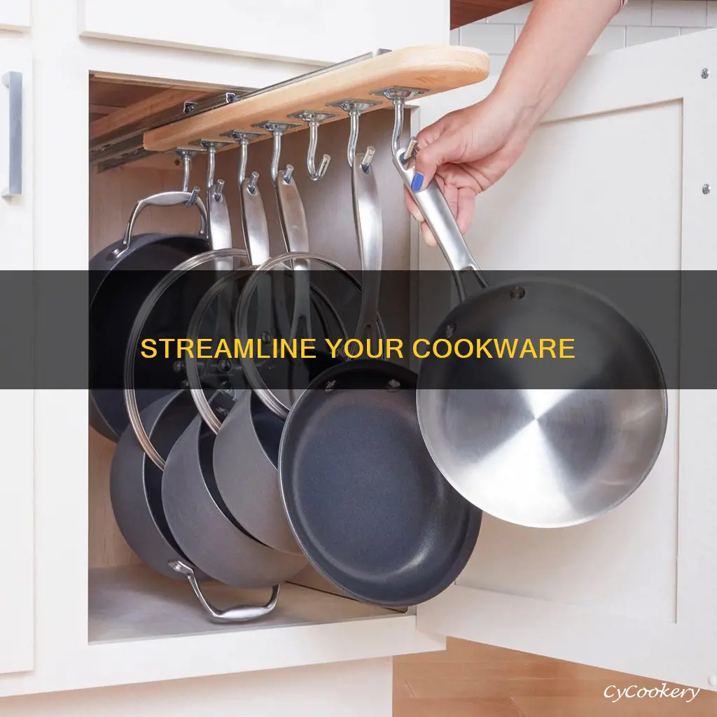 how to declutter pots and pans